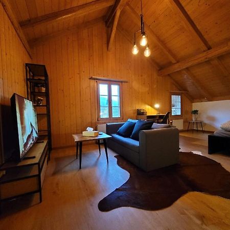 Forest View Apartment In Leissigen By Interlaken With No Kitchen Exteriör bild