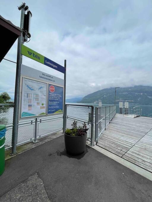 Forest View Apartment In Leissigen By Interlaken With No Kitchen Exteriör bild