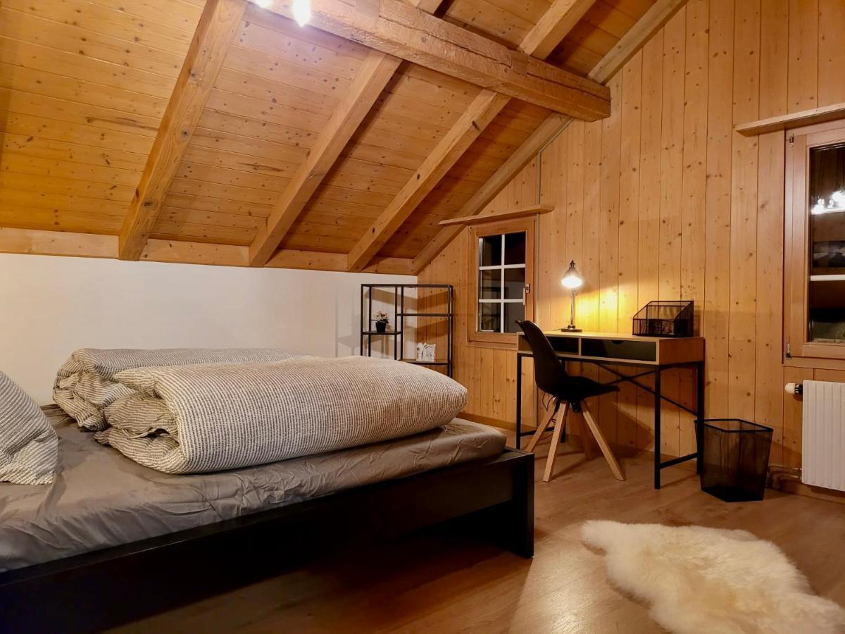 Forest View Apartment In Leissigen By Interlaken With No Kitchen Exteriör bild