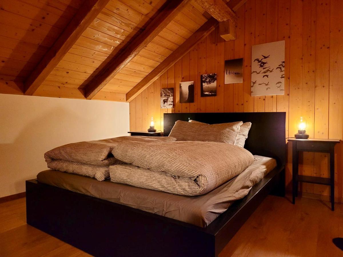 Forest View Apartment In Leissigen By Interlaken With No Kitchen Exteriör bild